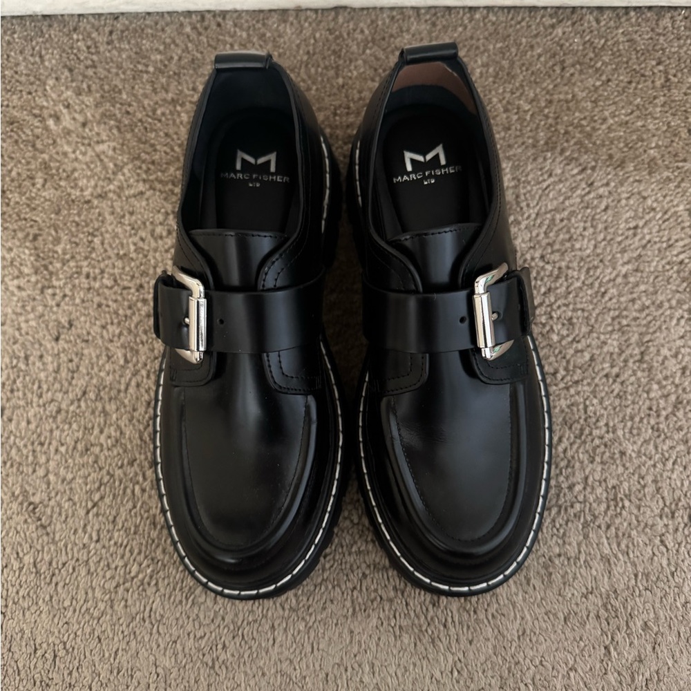 Marc Fisher Tarla Lug Sole Monk Strap Loafer